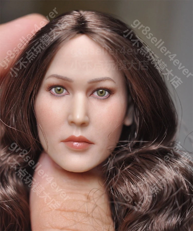

1/6 female Head Sculpt for 12" Action Figure body soldier head model toy Jennifer Lawrence Hunger Games