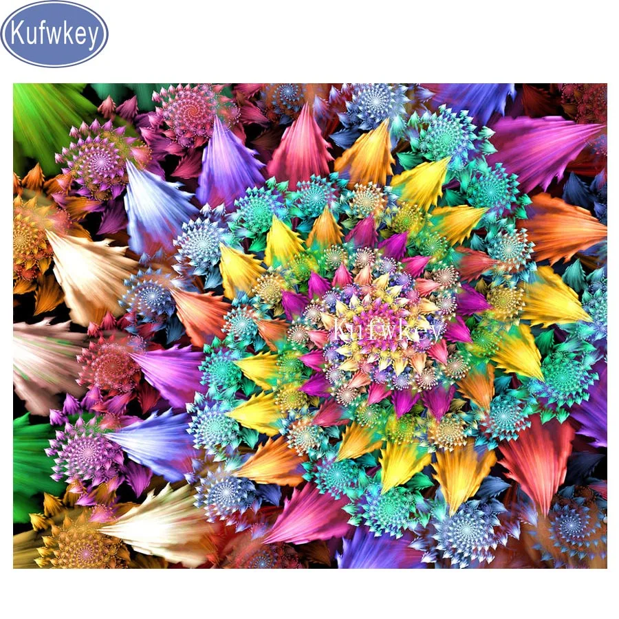

Mosaic,Diamond,Embroidery DIY Diamond Painting Mandala,abstract flowers Diamond Painting Cross Stitch square Rhinestone 5d arts