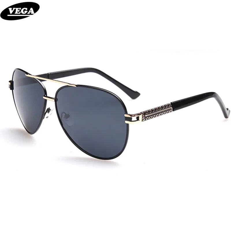 

VEGA Wrap Around Pilot Sunglasses Unisex Classic Authentic Navy Air Force Sunglass Hipster Glasses Photochromic Lenses 610