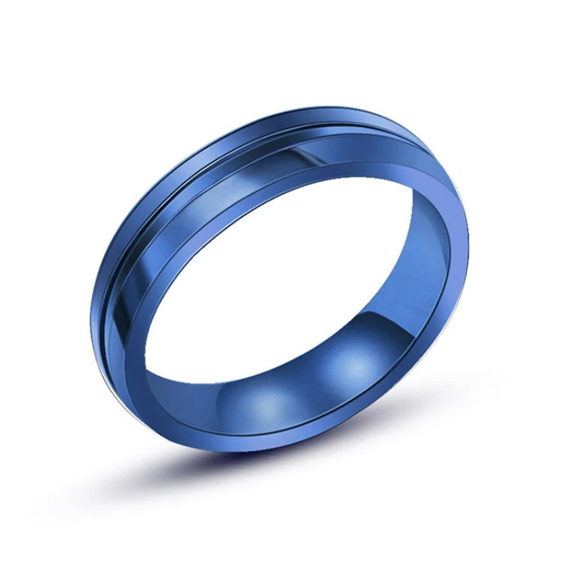 

Black Gold Blue 316L Titanium Steel Ring for Men Women Lovers High Quality Index Finger Ring Jewelry dropshipping 2020