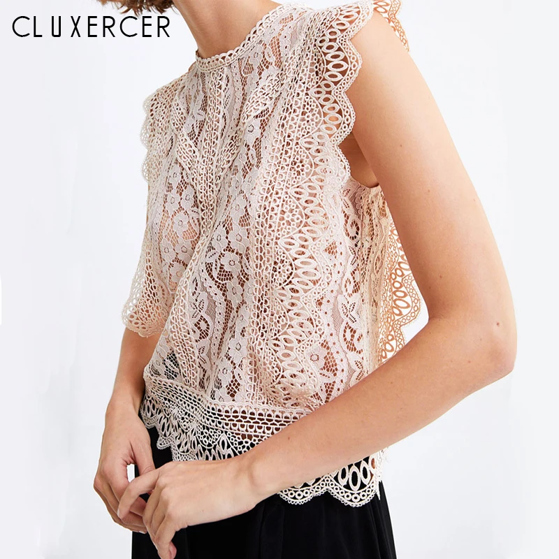 Summer Lace Tank Top Women Sleeveless Slim Casual Vest Tops O Neck Shirt White Female Summer Tees Summer Lace Tank Top Women Sleeveless Slim Casual Vest Tops O Neck Shirt White Female Summer Tees