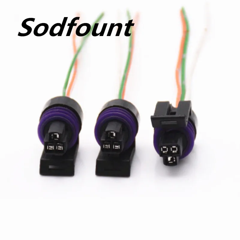 

1pcs 3pin Automotive air conditioning pressure switch throttle connector socket with line