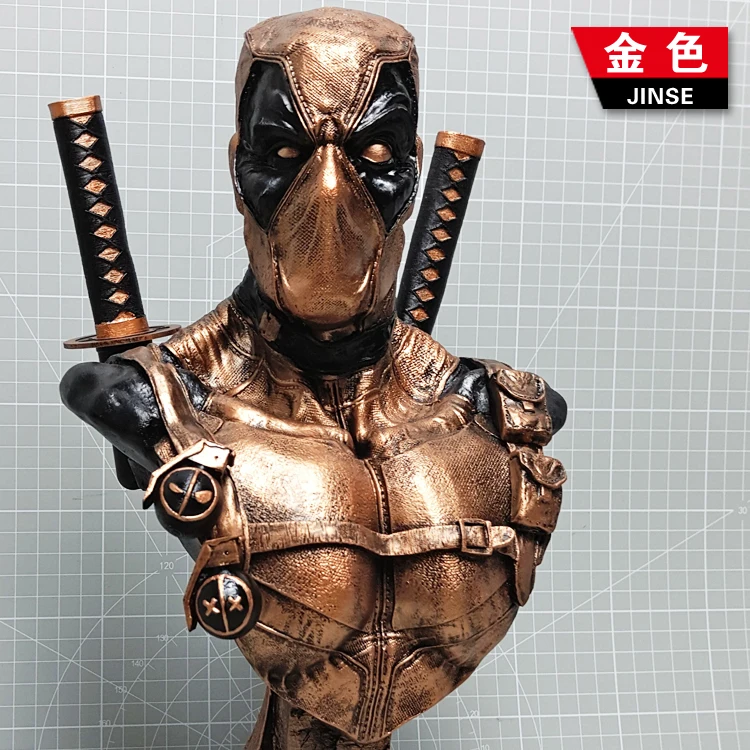  DC Comics Marvel Collectible Action Figure 1/3 33CM Deadpool Resin Statue Home Decoration Statuette