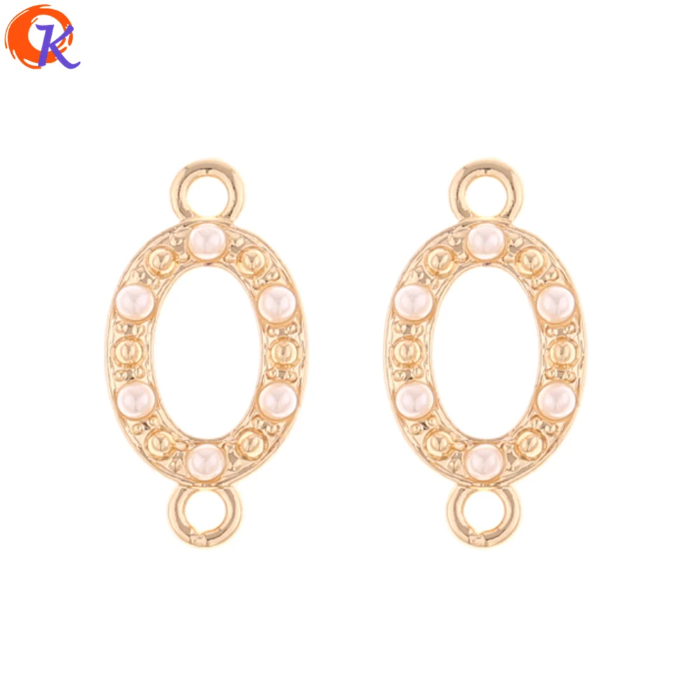 

Cordial Design 100Pcs 11*22MM Jewelry Making/Earring Connectors/Oval Shape/DIY Earring Accessories/Hand Made/Earring Findings