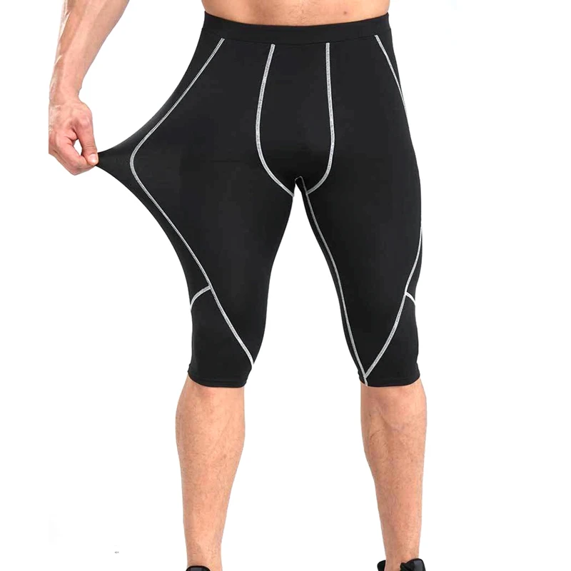 

Running Shorts Skinny Men's Sports Gym fitness Compression Wear Under Base Layer Shorts Pants Athletic Tights