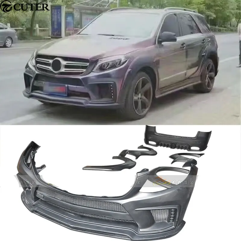 

GLE 320 400 Car body kit FRP Unpainted front bumper rear bumper for Mercedes Benz GLE 400 WALD BODY KIT