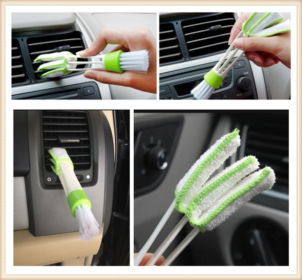 

Car sedan SUV air conditioning care cleaning brush For KIA RIO K3 K4 K5 Sportage SORENTO venga Hyundai Avante Sonata Santafe