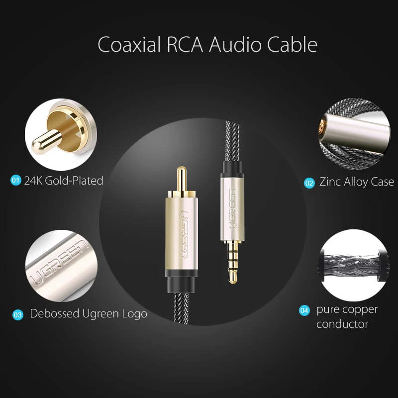 RCA к 3 5 мм Aux кабель стерео цифровой коаксиальный аудио применяется только Mi 1/2