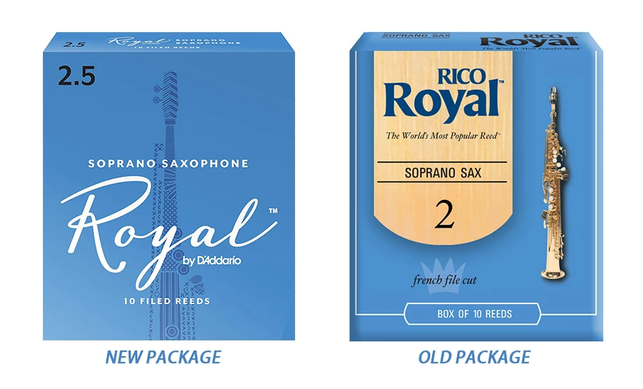 RICO Royal Sax трости сопрано, сила 2,0#, 2,5#, 3#, 10 шт. сопрано саксофон трости