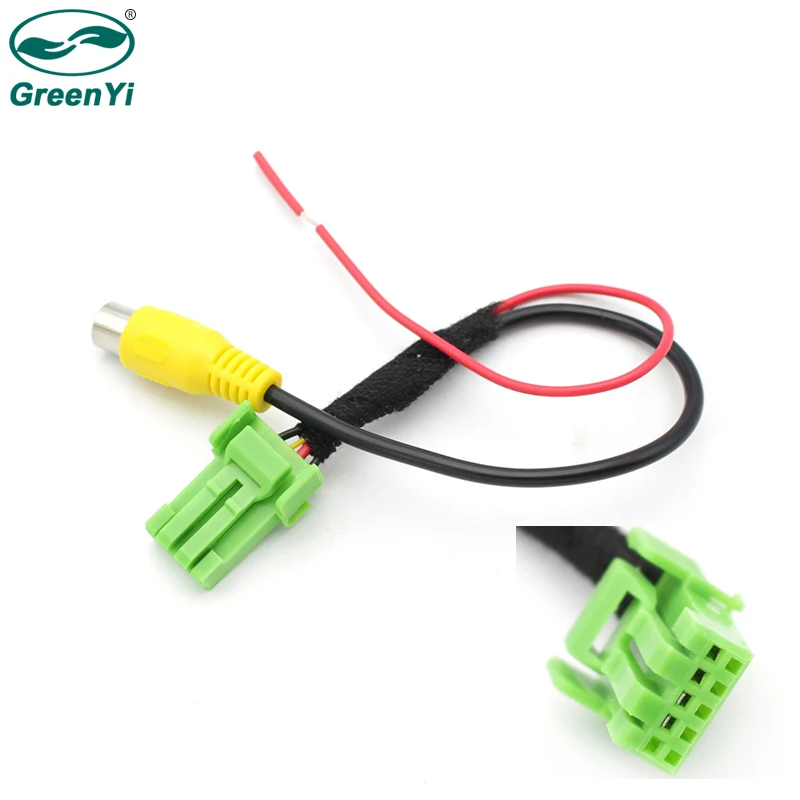 

GreenYi Car Rear Reversing Camera RCA Video Plug Reverse Convert Cable Adapter for Suzuki Vitara Swift SS4 Original TFT Screen