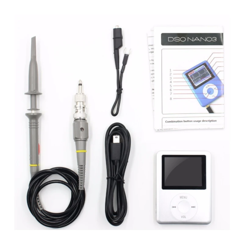 

New DSO168 1.8" LCD Rechargeable Handheld mini ultra-small digital oscilloscope 20M bandwidth 100M sampling rate pocket portable