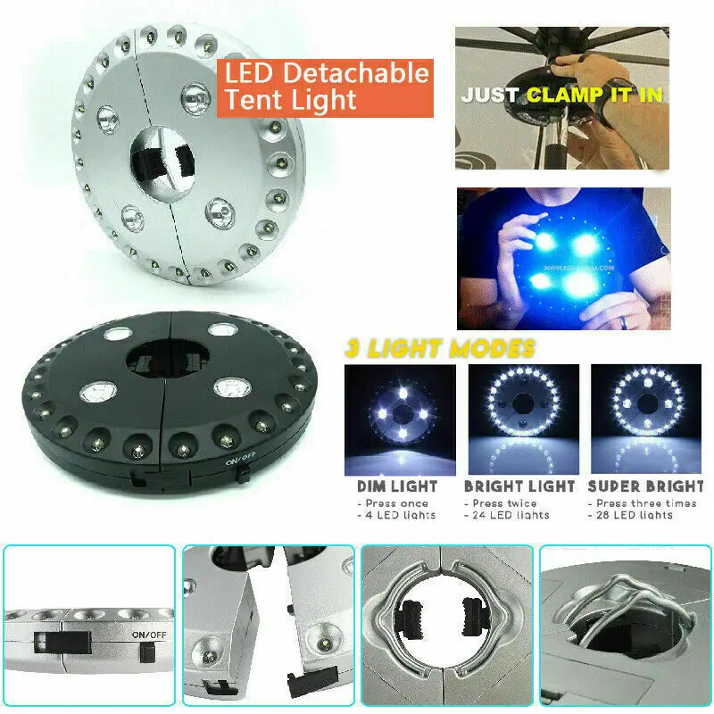 

New LED Detachable Tent Light Original Quality Portable LED Light Bulb 2019 HOT