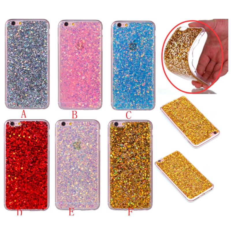Fashion Glitter Bling Cover For iphone 6 plus Case 6s Cute Candy Colorful Shining coque etui kryty pouzdra |