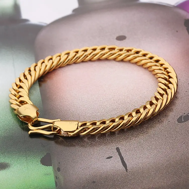 Gold Filled Snake Bracelets Bangles Men Jewelry Indian Bangle Gold Filled Snake Bracelets Bangles Men Jewelry Indian Bangle Pulseras Brazalete Pulseiras Braceletes Ouro Armband B0802 In Chain Link From