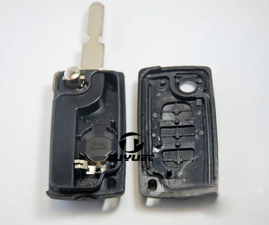Peugeot 406 flip remote key shell 3 button (9)-1