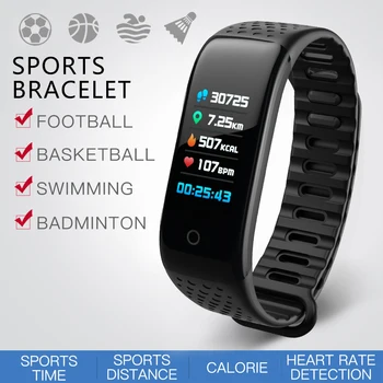 

2019 newest smart watch blood pressure monitor smart wristband heart rate message reminder Sports Women smart band PK Mi Band 3
