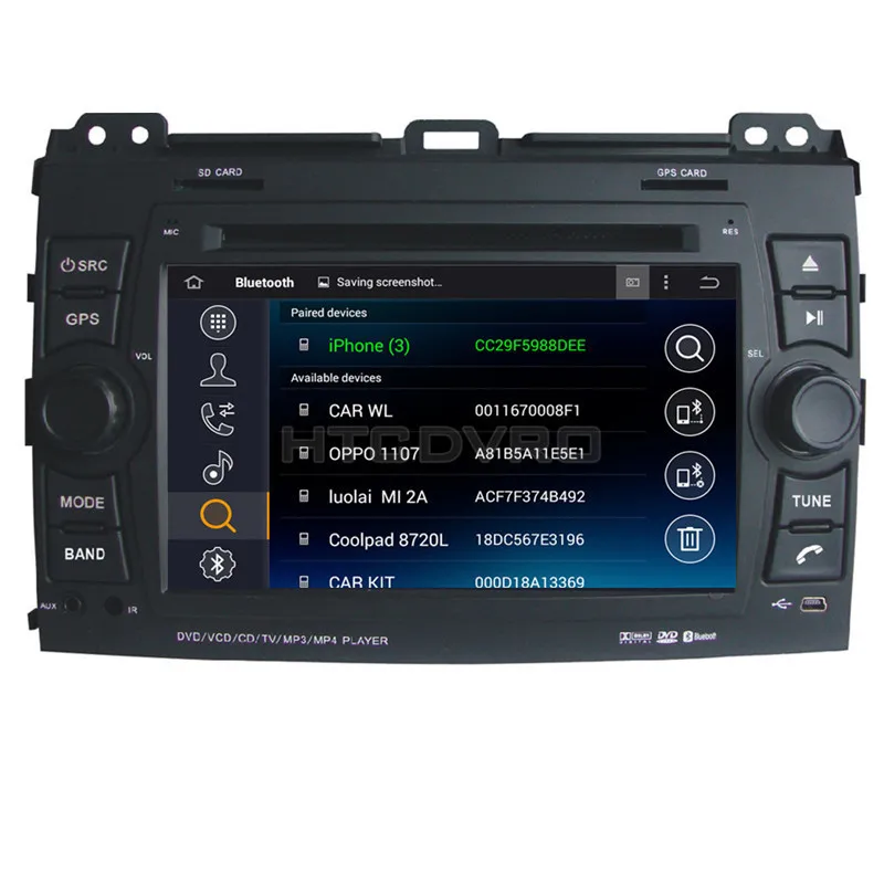 Sale YMODVHT 7inch 4G Octa Core Android 9.0 7.1 Car DVD Player for Toyota Prado 2002-2005 2006 2007 2008 2009 Auto RDS Radio Audio 18
