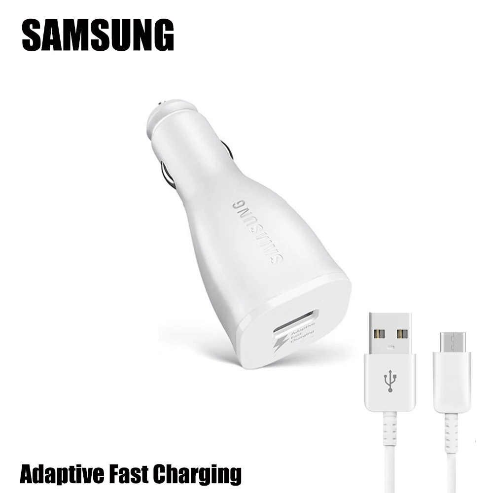 

Original factory AFC Fast quick car charger for Samsung S8 S9 Pro note8 note9 9V 1.67A quick fast car charger type-c cable