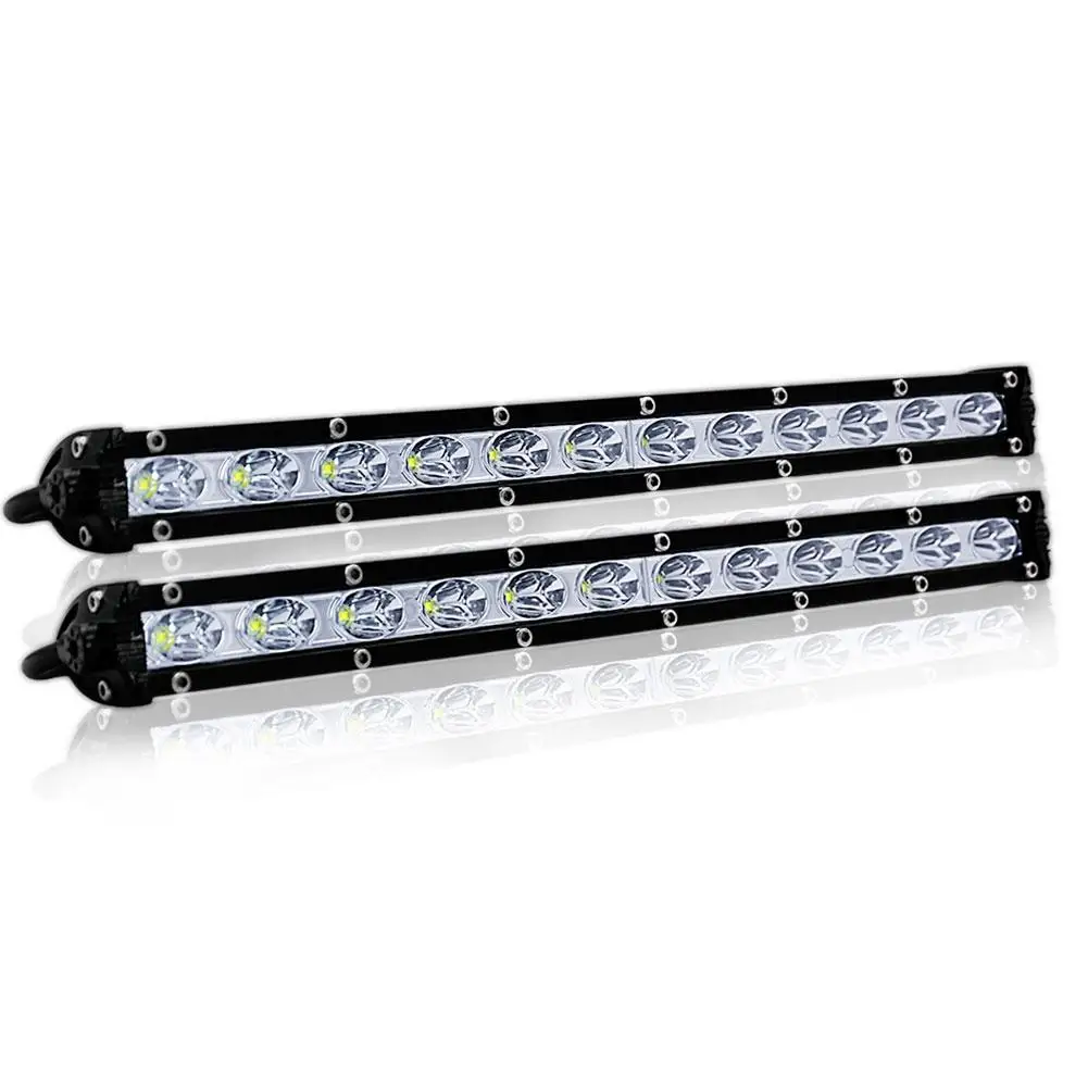 

Adeeing 13" 36W Single Row Off Road LED Light Ultra-slim Light Bar Driving / Work Lights for Trucks ATV Cars z30