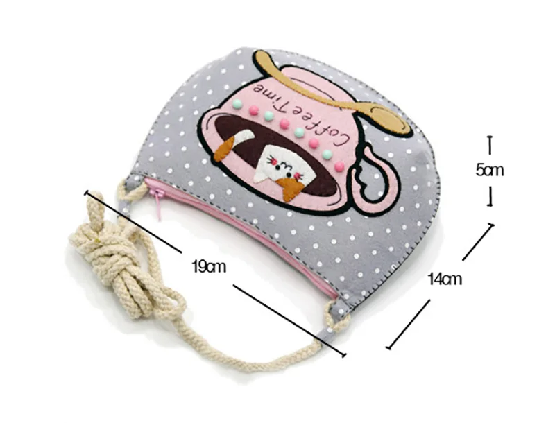 Фетровая ткань ручной работы Милая фетровая сумка-кошелек Детская сумка на плечо DIY войлочный материал посылка для шитья рождественских конфет