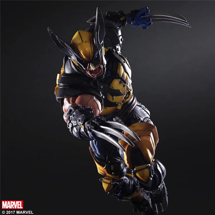 Play Arts PA Marvel Мстители X-men Росомаха фигурка игрушка кукла коллекция 25 см