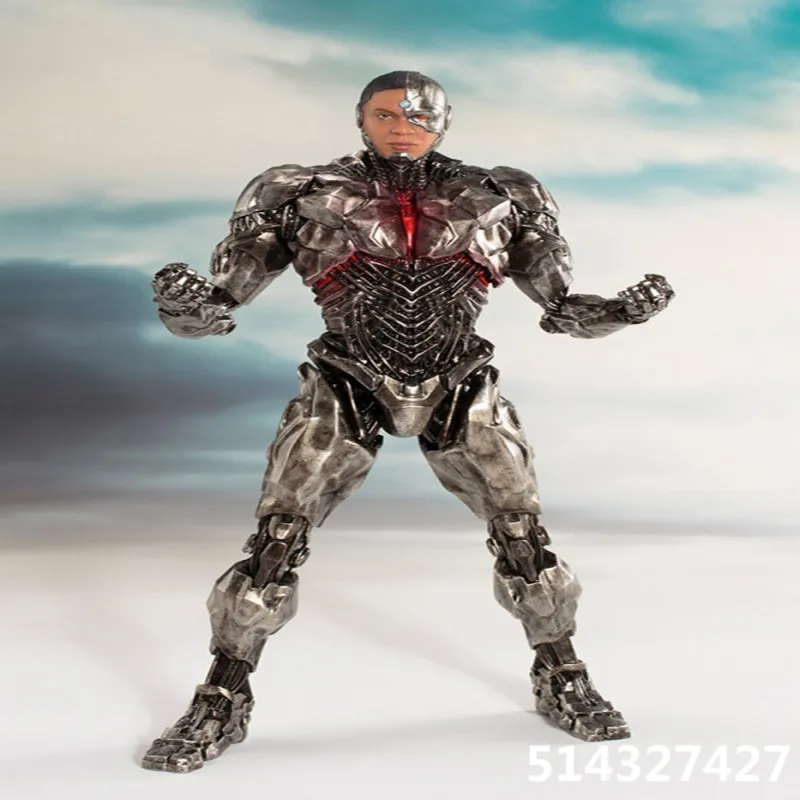 

The Avengers ART Cyborg Victor Stone Superhero American football player PVC Action Figure Model Toy BOX 20CM H89