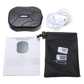 

1GPS Tracker With 1USB Cable 1Storage Bag 1 Screw Driver (for sim-card installation) 1User Manual