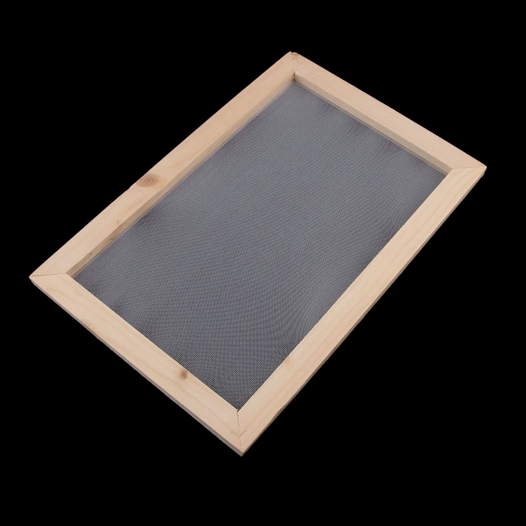 Wooden Paper Making Mold Papermaking Mould Frame Screen Tools for Paper Handcraft DIY Paper Craft