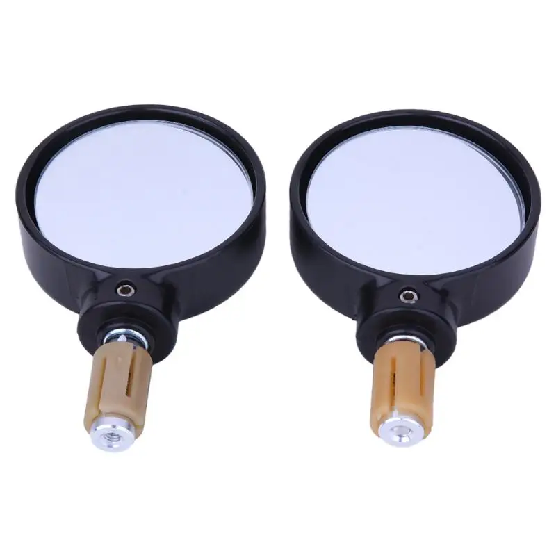 

1 Pair Motorcycle Handle Bar End Rearview Side Mirrors Motorbike Rearview Mirror For 19mm/22mm Handlebar Round Side Mirror
