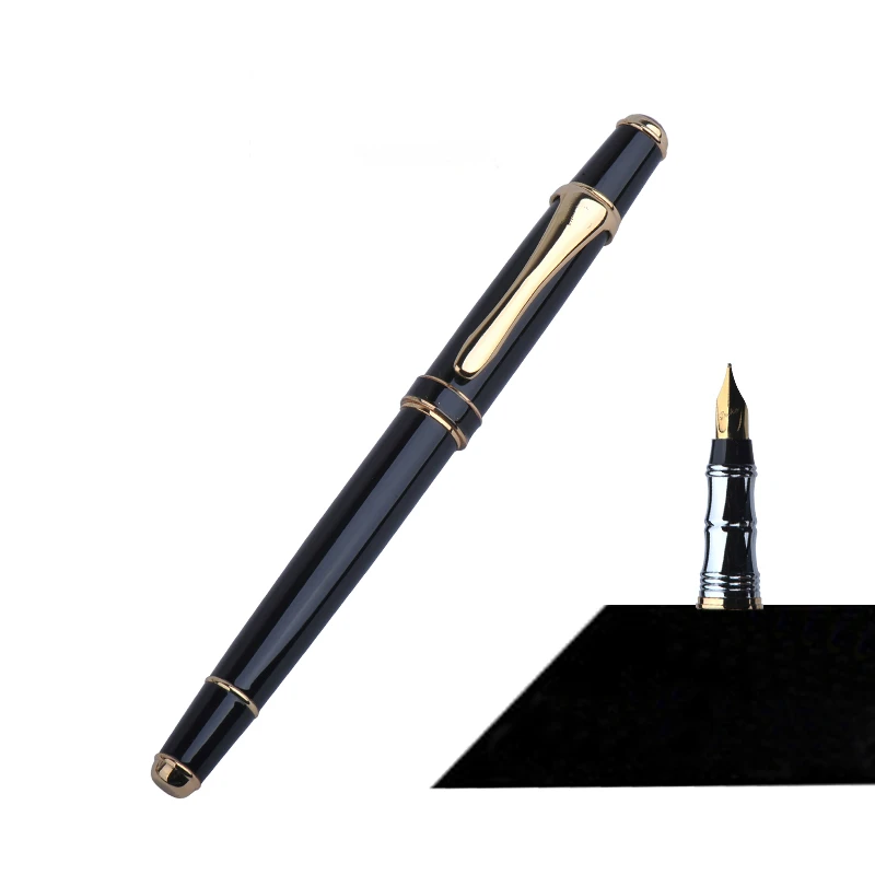 

High Quality Fountain Pen Metal Ink Iraurita Nib Calligraph Writing Instrument Tool 0.5-0.8mm Bussiness Gift 3 Colors Optional