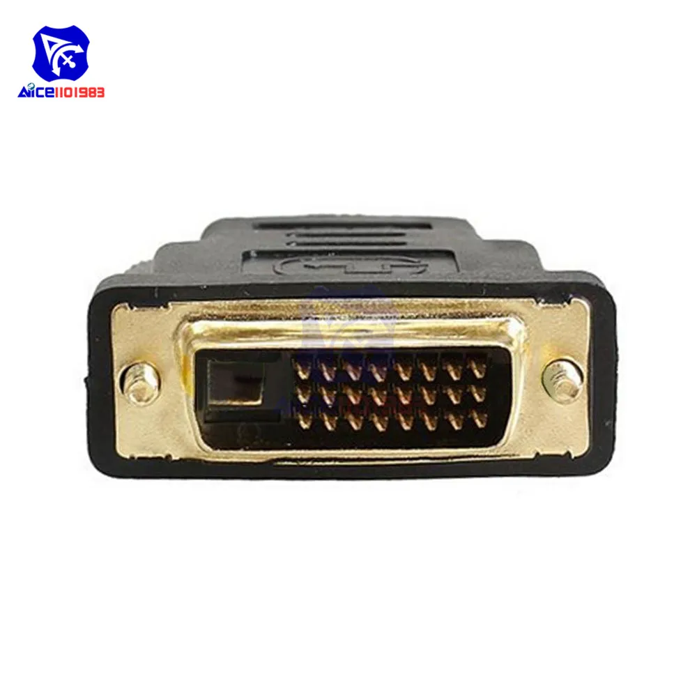 Адаптер DVI HDMI двунаправленное подключение Позолоченный разъем для ПК ноутбука