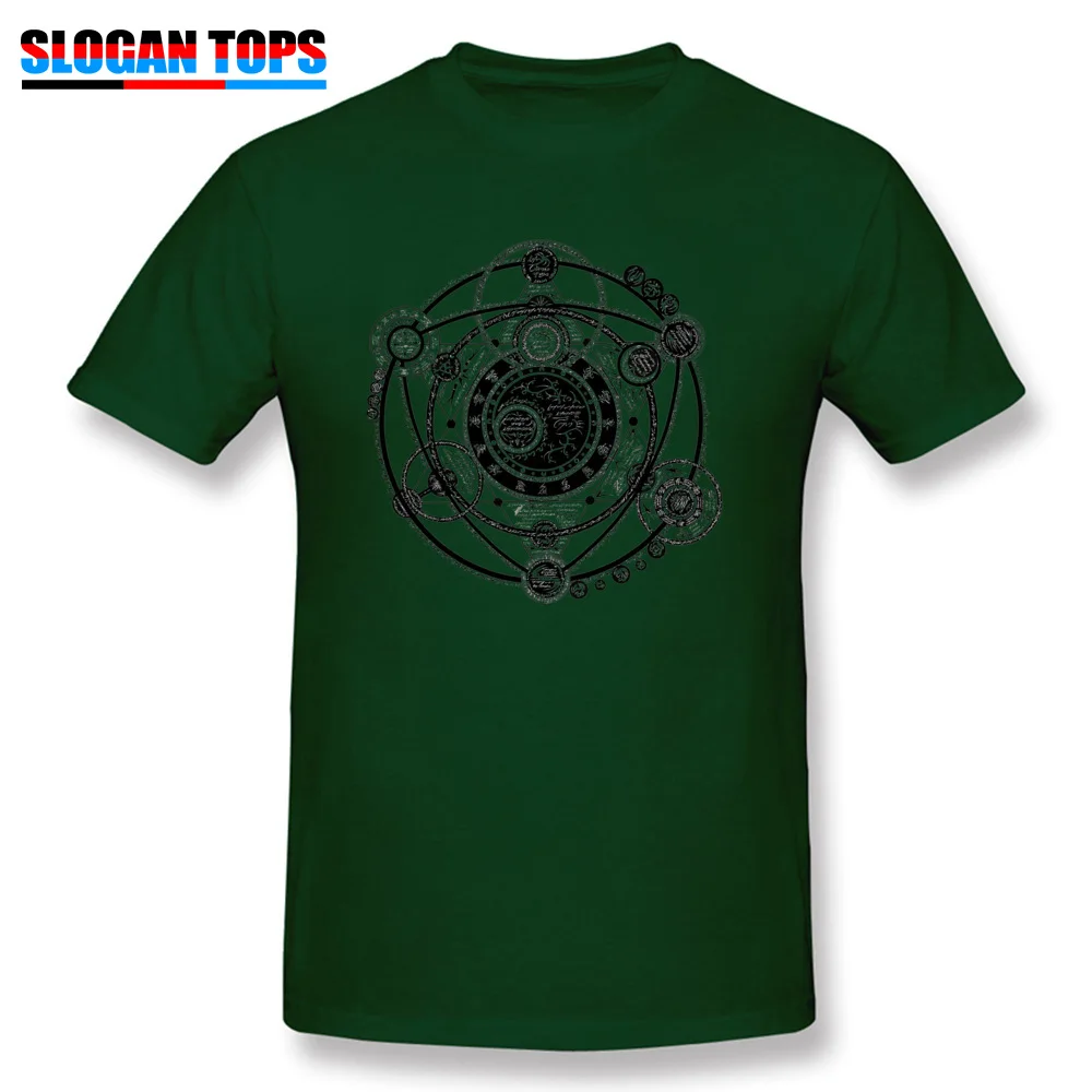 comfortable magic witchcraft seven star array829yy Man T-shirts Hot Sale VALENTINE DAY O Neck 100% Cotton Tops Shirts T Shirt magic witchcraft seven star array829yy dark