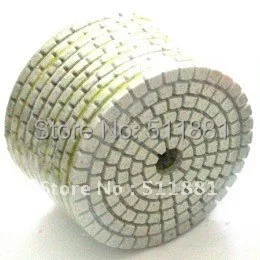 4'' soft wet polishing pad 100mm concrete marble granite diamond pads grit 50#,150#,200#,300#,500#,800#,1000#,1500#,2000#,3000# wool felt polishing pad orbital sander pads