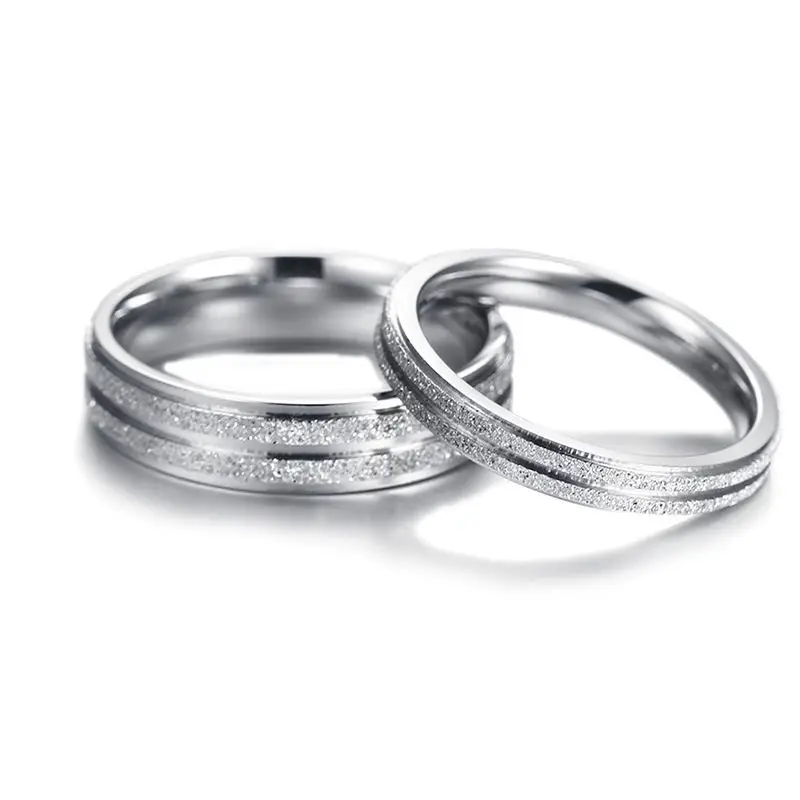 

fashion Stainless Steel rings for lover's high quality women men classic ring for Valentine's Day gifts couple jewelry CR-153