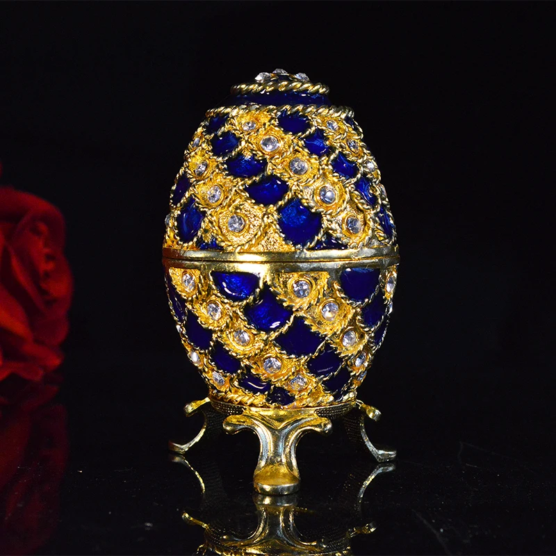 Популярное Новое поступление qifu Faberge яйцо дом украшения
