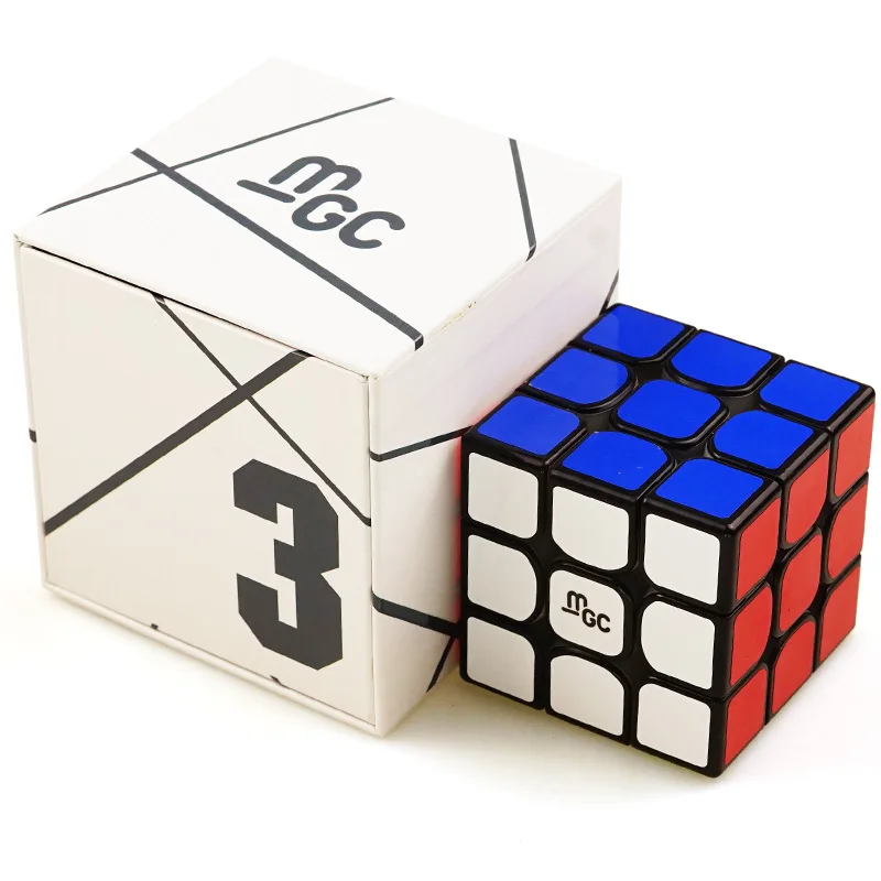 

Yj MGC 3x3x3 Magic Cube Magnetic 3x3 Speed Cubes Puzzle Toys Black
