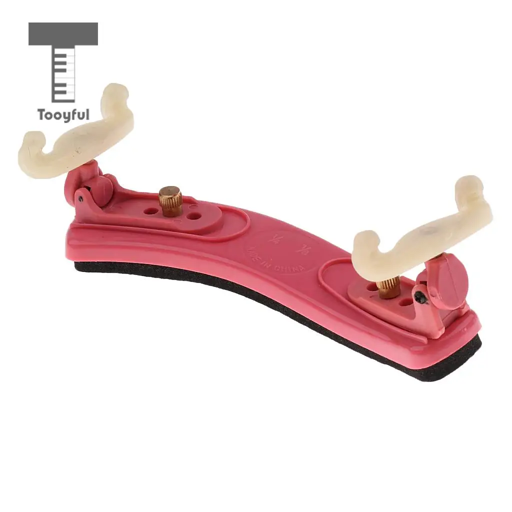Tooyful Colorful Adjustable Violin Shoulder Rest Musical Support for 1/4 1/8 Violin Fiddle Parts