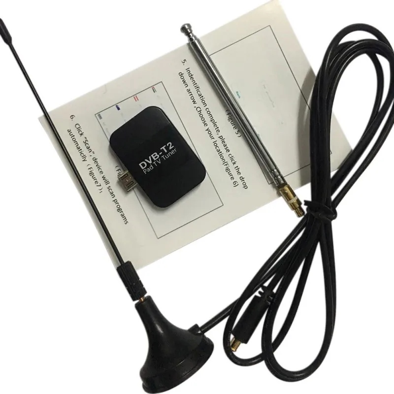 Micro USB DVB-T2 Mobile TV Tuner Receiver Signal Digital TV Stick for Android Smartphone Tablet TV Receiver Adapter