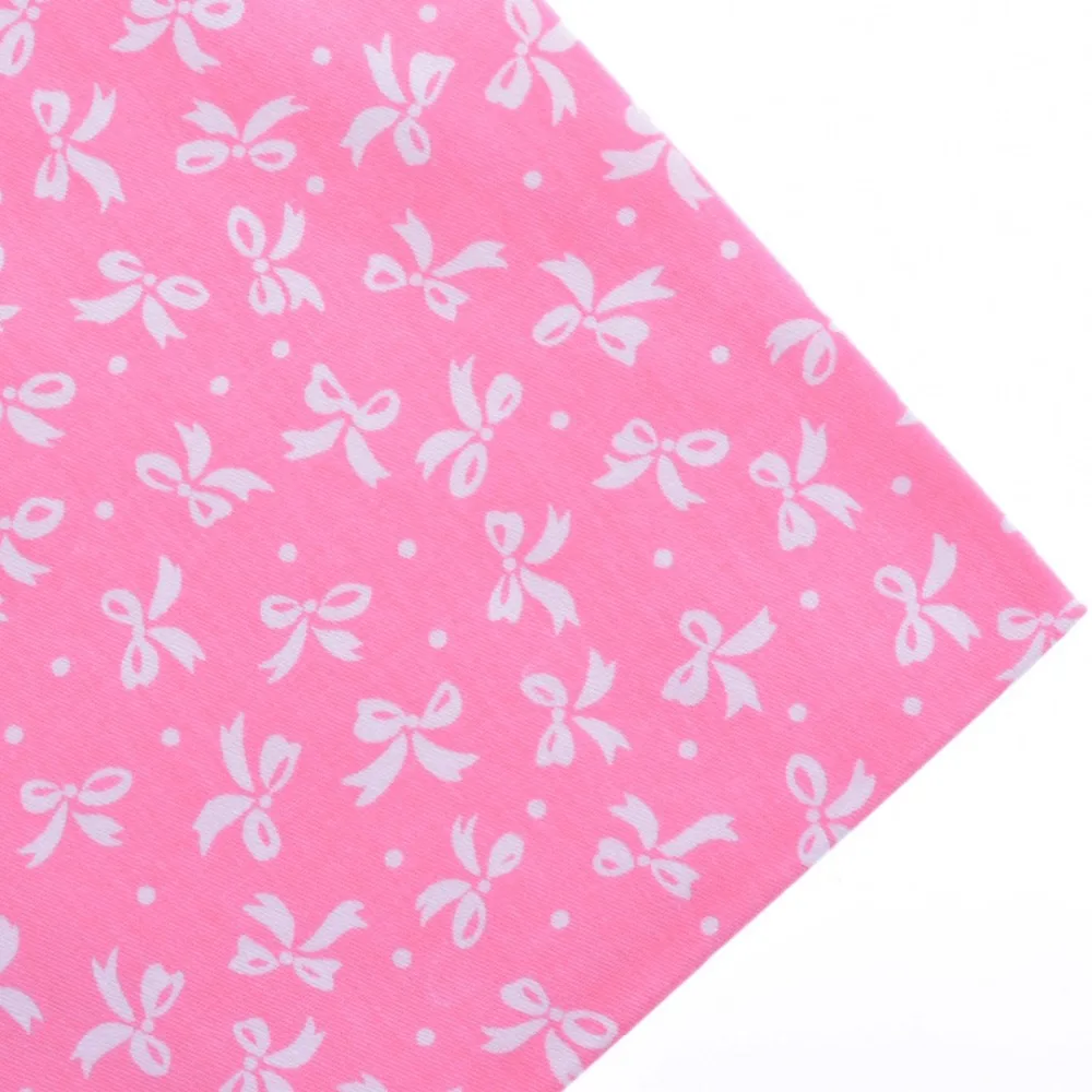 QUANFANG печатная саржевая хлопковая ткань для шитья материал для стеганых изделий ткань для рукоделия Tilda Tecido занавеска лист Подушка розовый