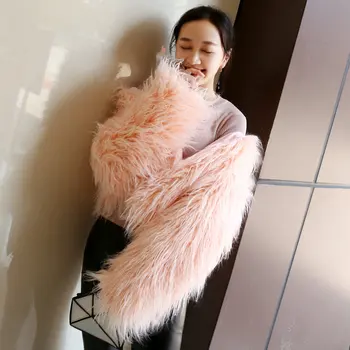 

2018 wool short faux fur coat female Korean version of sheep roll hair ladies loose fashion casual fur coat