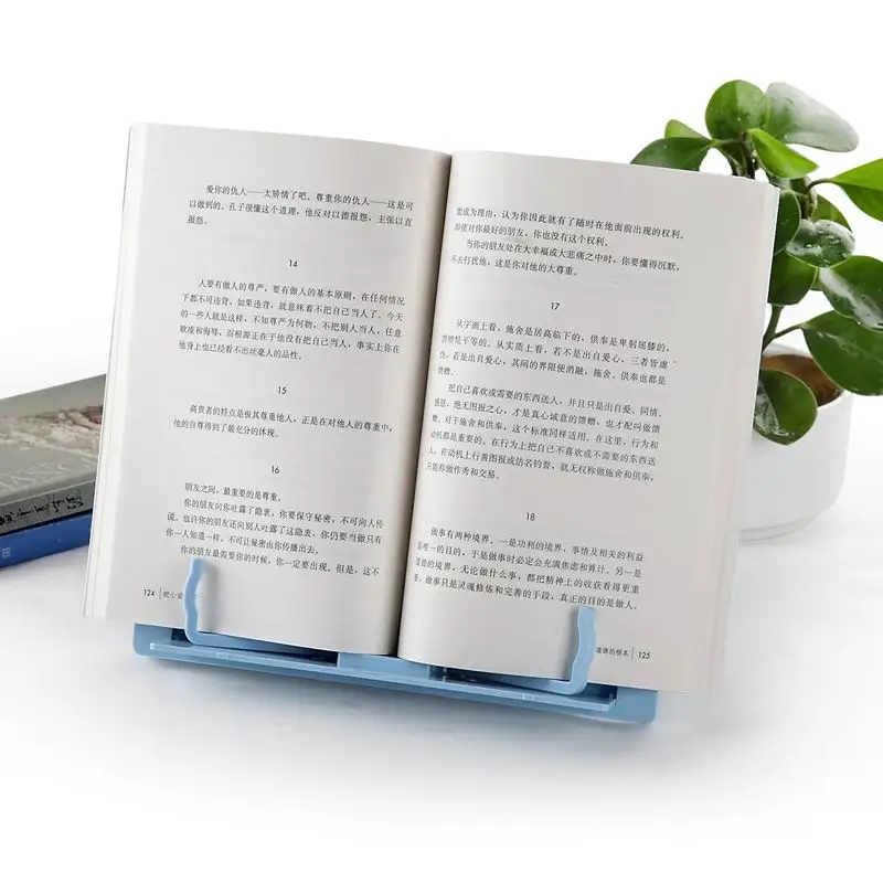 Brand New Clip5mm Thickness Book Folding Portable Cute Book holder Reading Bookends Document