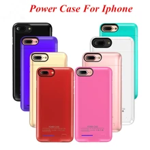 Для iphone 6 6s 7 батарея зарядное устройство чехол Магнит адсорбции Стенд телефон для iphone 6 6s плюс iphone 7 плюс чехол питания