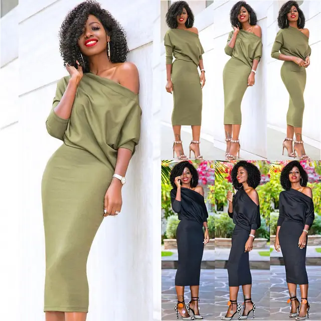 One Shoulder Long Dresses for Women