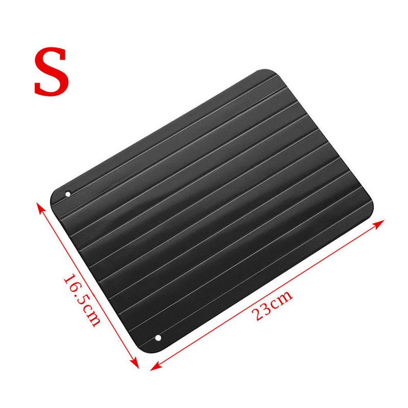 Frozen Food Aluminum Defrost Tray Metal Plate Defrosting Tray Safe Fast Thawing Frozen Meat Defrost Kitchen Gadget Tool