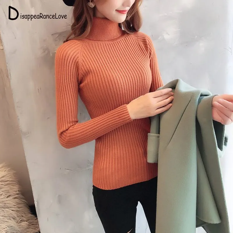 2019 Autunm Winter Hot Sales New pattern Women Knitted Cashmere turtleneck Sweater Female Turtleneck collar Pullover Pull Femme 2019 Autunm Winter Hot Sales New pattern Women Knitted Cashmere turtleneck Sweater Female Turtleneck collar Pullover Pull Femme