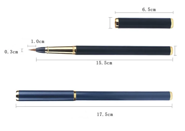 Отличное каллиграфия пера Портативный авторучка Стиль мягкая ручка Малый сценариев Pen Картина принадлежности пишущих кистей чернила