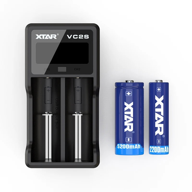 XTAR VC2 Charger 10440 16340 14500 14650 17670 18350 18490 18500 18700 26650 22650 20700 21700 18650 Battery Charger XTAR VC4 XTAR VC2 Charger 10440 16340 14500 14650 17670 18350 18490 18500 18700 26650 22650 20700 21700 18650 Battery Charger XTAR VC4