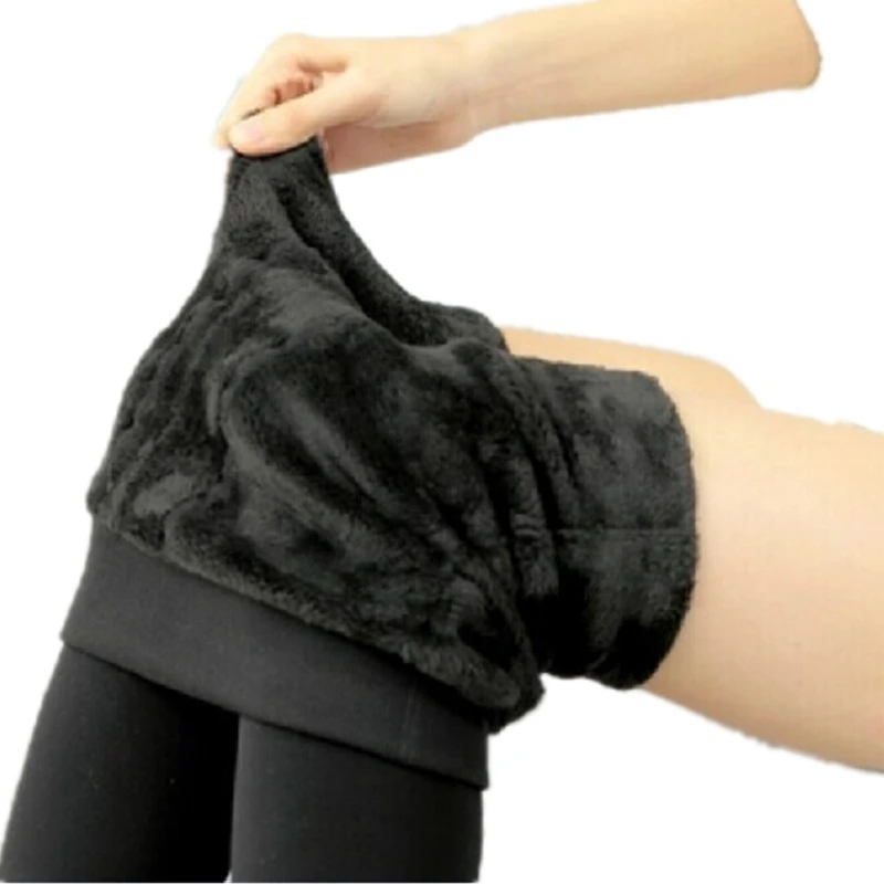 Women winter plus thick velvet Warm Leggings fleece legging pants seamlessly integrated inverted cashmere leggings women A0233