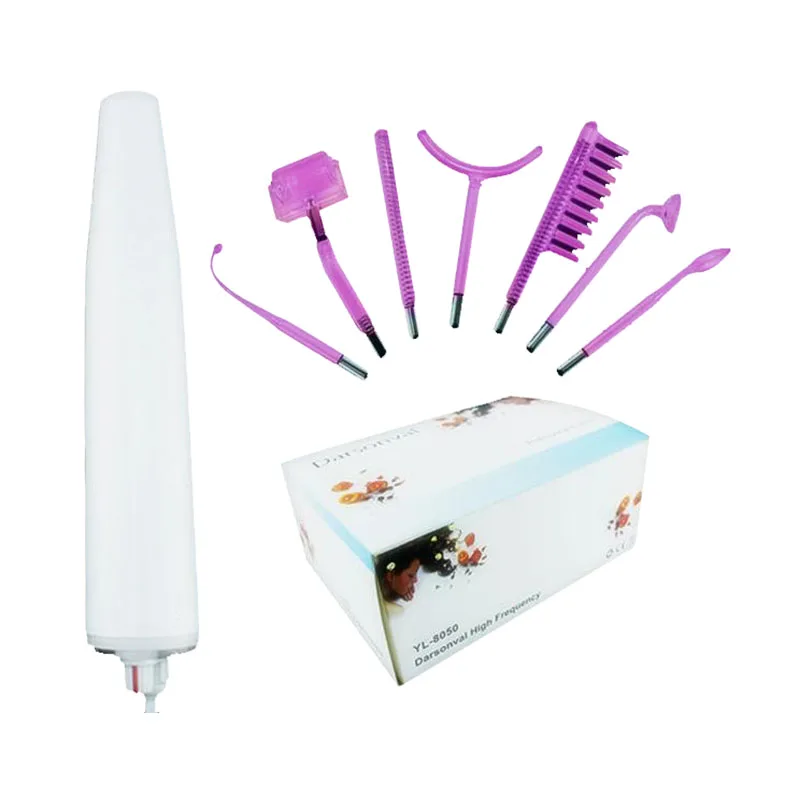 7 dresses purple light high frequency electrotherapy comb rod