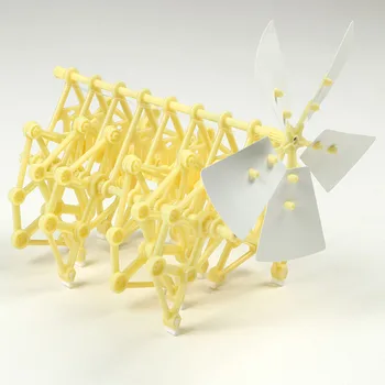 

DIY Robot Wind Powered Walking Walker Funny Puzzle Assembly Model Robot Kids Children Gifts Toy Education